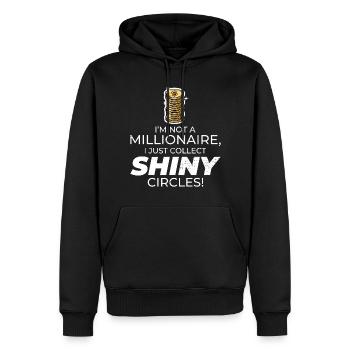 Münzsammler Sammler Numismatischer Numismatiker - Männer Premium Bio Hoodie - Schwarz - Vorne - Nico (187cm)
