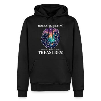 Gesteinssammler Geologie Fossiliensammler - Männer Premium Bio Hoodie - Schwarz - Vorne - Nico (187cm)