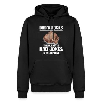 Stein Sammeln Rockhounding Lustige Geologie Papa - Männer Premium Bio Hoodie - Schwarz - Vorne - Nico (187cm)
