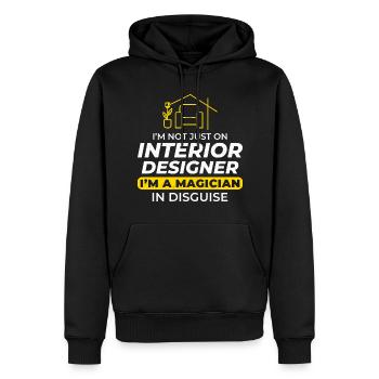 Innenarchitekt Dekorationsdesign Profi - Männer Premium Bio Hoodie - Schwarz - Vorne - Nico (187cm)