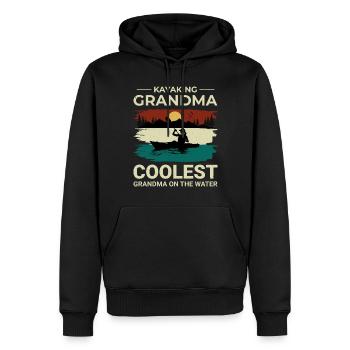 kayak Gradma Kayak Canoë Kayak Drôle - Sweat à capuche Premium bio Homme - noir - Devant - Nico (187cm)