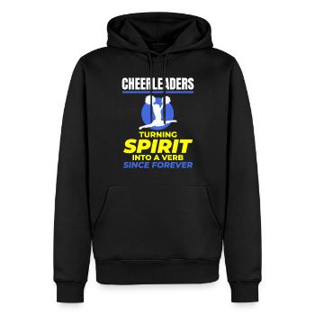 Pom-pom girl Cheerleading Girl Cheering Cheer Squad - Sweat à capuche Premium bio Homme - noir - Devant - Nico (187cm)