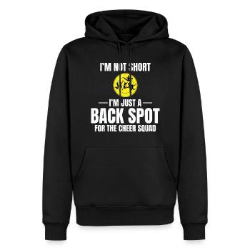 Pom-pom girl Cheerleading Girl Cheering Cheer Squad - Sweat à capuche Premium bio Homme - noir - Devant - Nico (187cm)