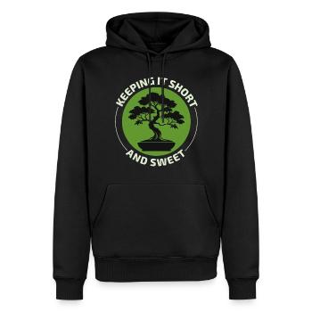 Japanischer Bonsai Gärtner Baum Sammler Gartenarbeit - Männer Premium Bio Hoodie - Schwarz - Vorne - Nico (187cm)