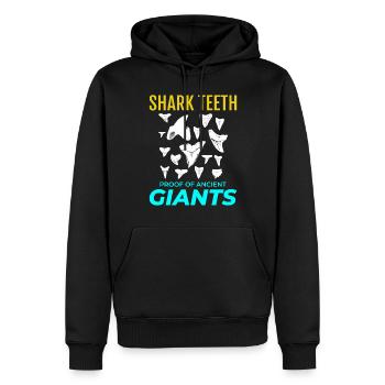 Haifischzähne Sammler Fossilienjagd Paläontologie - Männer Premium Bio Hoodie - Schwarz - Vorne - Nico (187cm)