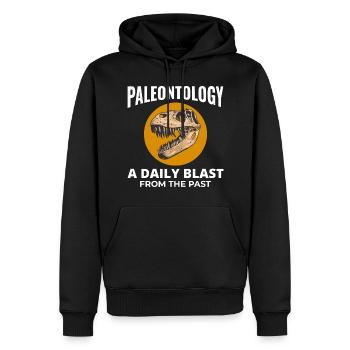 Fossilienjagd Paläontologie Sammler Prähistorisch - Männer Premium Bio Hoodie - Schwarz - Vorne - Nico (187cm)
