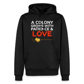 Ameisenhalter Ameisenliebhaber Entomologe Insektensammler - Männer Premium Bio Hoodie - Schwarz - Vorne - Nico (187cm)