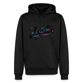 Zigaretten - Funny Deutsche Raucher Memes - Männer Premium Bio Hoodie - Schwarz - Vorne - Nico (187cm)