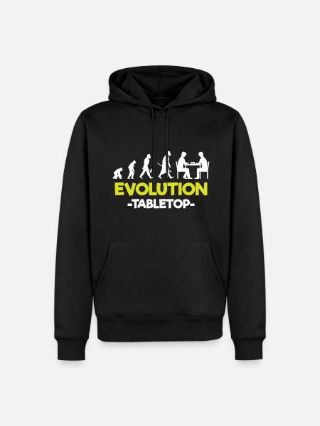 Tabletop Dice Game Figure - Men’s Premium Organic Hoodie - black