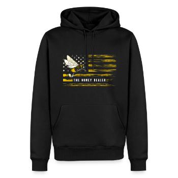 Imker Hummel Insekten Weltretter - Männer Premium Bio Hoodie - Schwarz - Vorne - Nico (187cm)
