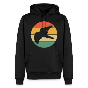 Falknerei Geschenkidee Falkner Beizjagd Greifvogel - Männer Premium Bio Hoodie - Schwarz - Vorne - Nico (187cm)