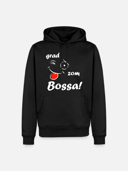 Degree zom Bossa! - white - Men’s Premium Organic Hoodie - black