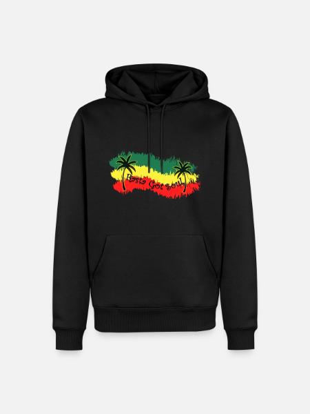 Rasta Got Soul - Men’s Premium Organic Hoodie - black