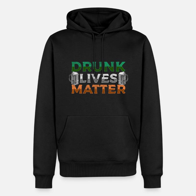 Pub Trinker Tourismus Insel - Männer Premium Bio Hoodie - Schwarz