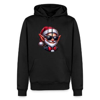 Weihnachts Elf Weihnachten Xmas - Männer Premium Bio Hoodie - Schwarz - Vorne - Nico (187cm)