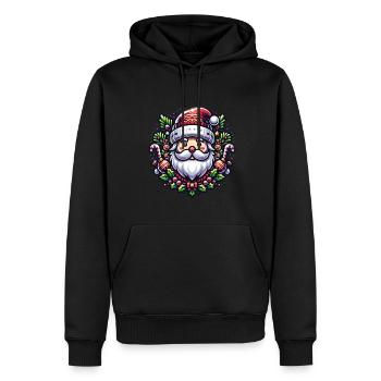 Weihnachts Ugly Christmas - Men’s Premium Organic Hoodie - black - Front - Nico (187cm)