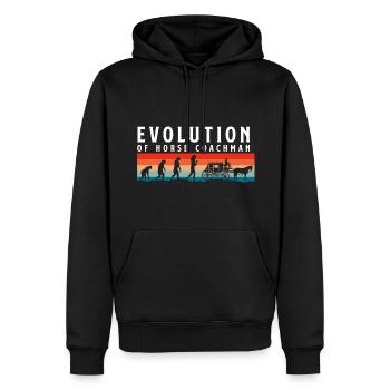 Pferdekutsche Beruf Hobby - Männer Premium Bio Hoodie - Schwarz - Vorne - Nico (187cm)