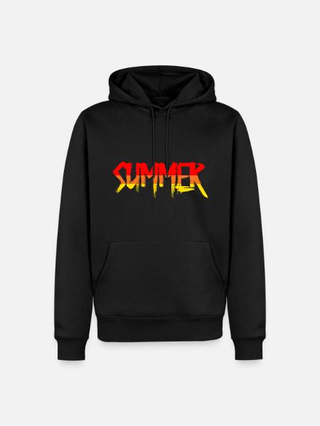 Summer Sommer - Men’s Premium Organic Hoodie - black