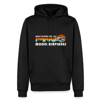 Model Aircraft Model Making - Men’s Premium Organic Hoodie - black - Front - Nico (187cm)
