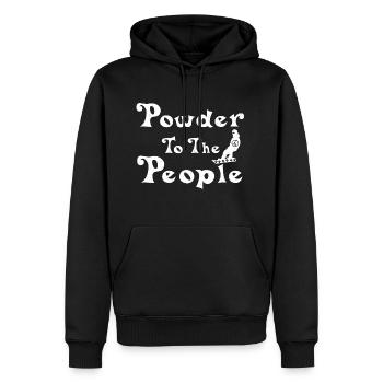 Snowboard Snowboard Snowboard - Sweat à capuche Premium bio Homme - noir - Devant - Nico (187cm)