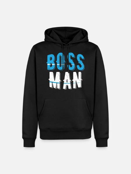 Boss Cool Gift - Men’s Premium Organic Hoodie - black