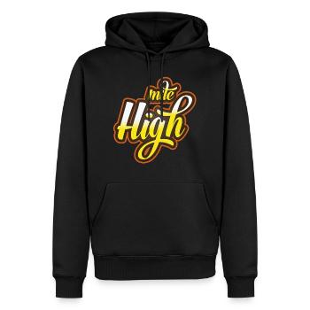Kanabis mile high - Männer Premium Bio Hoodie - Schwarz - Vorne - Nico (187cm)