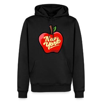 New York Big Apple Symbole Cadeau Cooles - Sweat à capuche Premium bio Homme - noir - Devant - Nico (187cm)