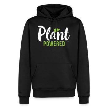 Plantes à base végétalienne délicieux manger légumes Cool - Sweat à capuche Premium bio Homme - noir - Devant - Nico (187cm)