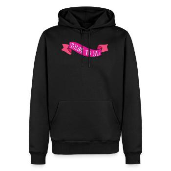 Braut Bride to be JGA Party Hochzeit Geschenk - Männer Premium Bio Hoodie - Schwarz - Vorne - Nico (187cm)