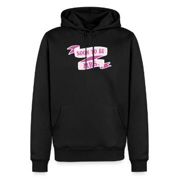 Mariée bientôt je suis épouse groupe de mariage Cooles - Sweat à capuche Premium bio Homme - noir - Devant - Nico (187cm)