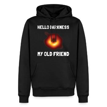 Black Hole Universe Darkness - Men’s Premium Organic Hoodie - black - Front - Nico (187cm)