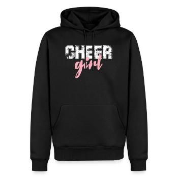 Cheerleader Mädchen - Männer Premium Bio Hoodie - Schwarz - Vorne - Nico (187cm)