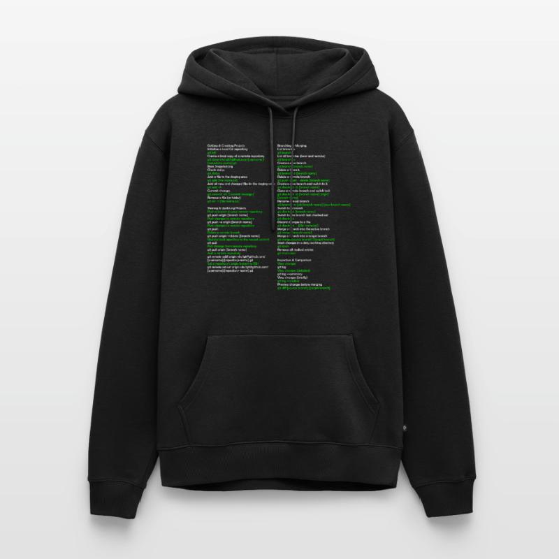Git Commands Commands Computer Scientist Student Informat Men’s Premium Organic Hoodie
