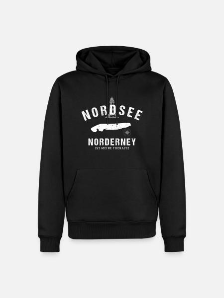 Norderney Therapy - Men’s Premium Organic Hoodie - black
