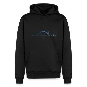 Paragliding Paraglider Paragleiten Gleitschirm - Men’s Premium Organic Hoodie - black - Front - Nico (187cm)