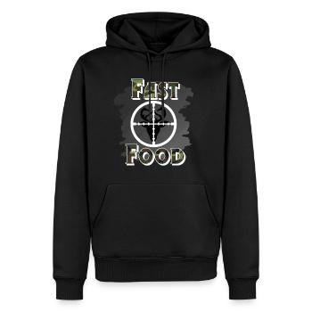 Hunters hunting - Men’s Premium Organic Hoodie - black - Front - Nico (187cm)