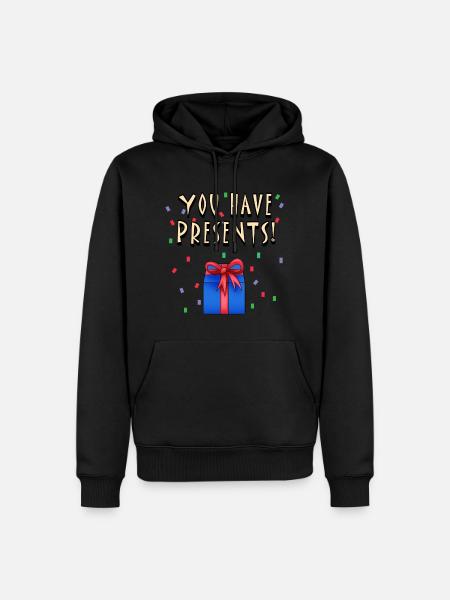 You Have Presents! - Men’s Premium Organic Hoodie - black