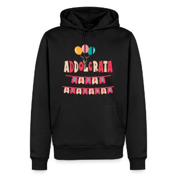 Sorrowful t-shirt happy birthday t-shirt - Men’s Premium Organic Hoodie - black - Front - Nico (187cm)