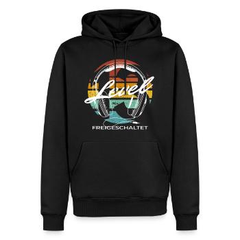 13. Geburtstag Level 13 Gamer Jungen Geschenk - Männer Premium Bio Hoodie - Schwarz - Vorne - Nico (187cm)