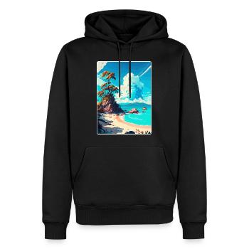 Ko Samui Thailand Thai Reise Poster Souvenir WPA - Männer Premium Bio Hoodie - Schwarz - Vorne - Nico (187cm)