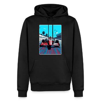 Mexique Circuit Motorsport Race Voyage Affiche WPA - Sweat à capuche Premium bio Homme - noir - Devant - Nico (187cm)