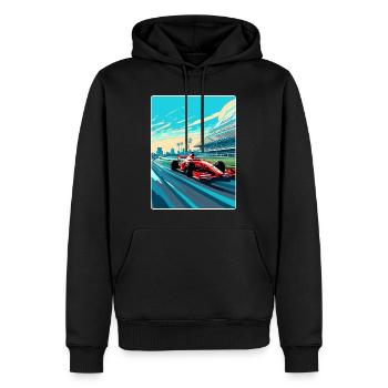 Sepang Circuit Motorsport Rennen Malaysia Reisen WPA - Männer Premium Bio Hoodie - Schwarz - Vorne - Nico (187cm)