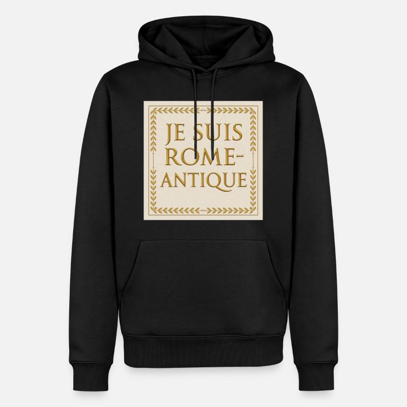 Ich bin das alte Rom - Männer Premium Bio Hoodie - Schwarz
