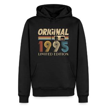 Gamer 30. Geburtstag 30 Jahre Original 1995 - Männer Premium Bio Hoodie - Schwarz - Vorne - Nico (187cm)