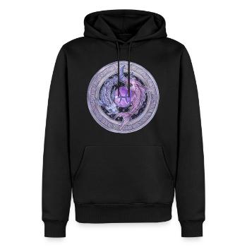Zodiac Sign Sternzeichen Fische Pisces Geschenk - Männer Premium Bio Hoodie - Schwarz - Vorne - Nico (187cm)
