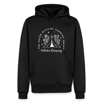 Hexen-Camp-Hexen-Sommercamp-Gruppe Matching - Männer Premium Bio Hoodie - Schwarz - Vorne - Nico (187cm)