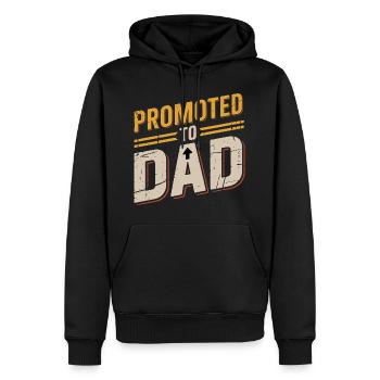 Cooler Papa Vatertag Vater Humor - Männer Premium Bio Hoodie - Schwarz - Vorne - Nico (187cm)