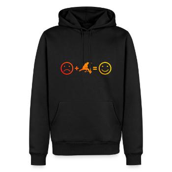 Stunt Roller Hommes Cascadeurs Stuntscooter Stunt Scoot - Sweat à capuche Premium bio Homme - noir - Devant - Nico (187cm)