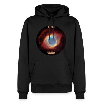 Eye of God - Helix Nebula (NGC 7293) - Männer Premium Bio Hoodie - Schwarz - Vorne - Nico (187cm)