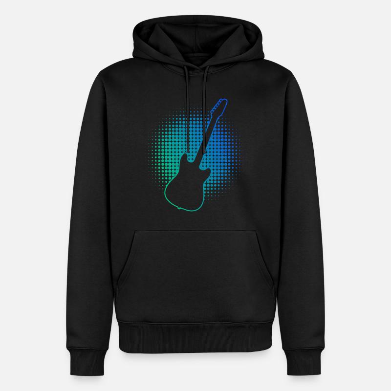Guitariste Guitariste - Sweat à capuche Premium bio Homme - noir